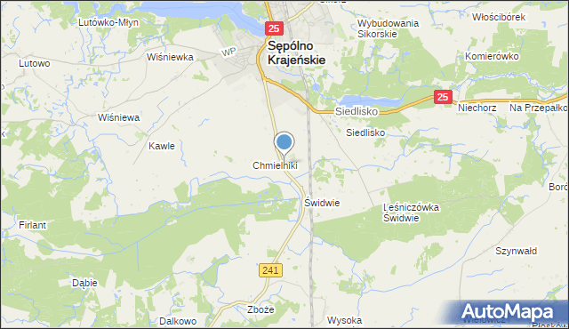 mapa Grochowiec, Grochowiec na mapie Targeo